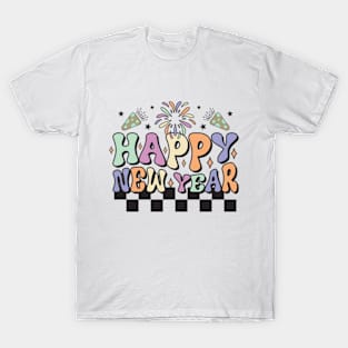 Happy new Year Groovy T-Shirt